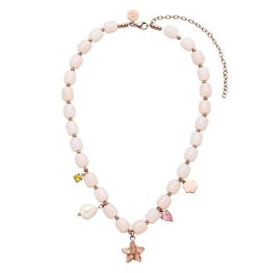 Purelei Purelei Naszyjnik Spring Naszyjniki 1 ct Jasnobrązowy Damski. Czerwone naszyjniki Purelei, z cyrkonią, pozłacane. Za 130,69 zł.