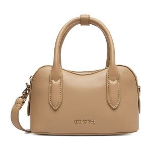 Torebka Eva Minge. Brązowe kuferki Eva Minge, bez wzorów, bez dodatków. Za 199,99 zł.