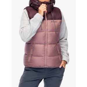 Kamizelka damska Columbia Pike Lake II Insulated Vest. Czerwone kamizelki Columbia, bez wzorów, bez kołnierzyka, bez ramiączek, bez kaptura. Za 398,99 zł.
