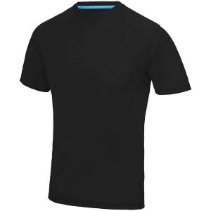 Koszulka SuperCool Performance Unisex Dla Dorosłych. Czarne bluzki JUST COOL, s, bez wzorów, sportowe, bez kołnierzyka, bez ramiączek. Za 84,99 zł.