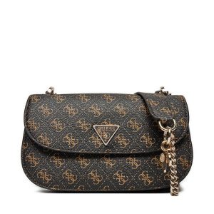 Torebka Guess. Brązowe torebki klasyczne Guess, z aplikacjami, bez dodatków. Za 339,99 zł.