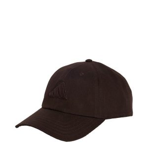 Czapka DAD CAP TONAL LOGO. Brązowe czapki ADIDAS, bez wzorów, z bawełny, klasyczne. Za 109,00 zł.