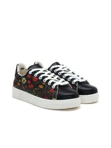 Goby Sneakersy w kolorze czarnym ze wzorem rozmiar: 39. Czarne trampki Goby, bez wzorów, bez zapięcia. Za 228,38 zł.
