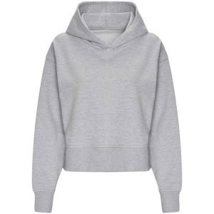 Damska Bluza Z Kapturem Just Hoods O Luźnym Kroju. Szare bluzy AWDIS, xl, bez wzorów, z kapturem. Za 130,99 zł.