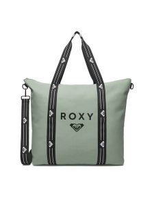 Roxy Torebka C-ROXY-MC-002-08 Zielony. Zielone shopper bag Roxy, bez wzorów, z materiału, bez dodatków. Za 159,99 zł.