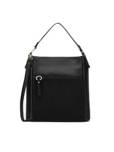 Lasocki Torebka C-LSK-K-051-06 Czarny. Czarne torebki klasyczne Lasocki, bez wzorów, bez dodatków. Za 199,99 zł.