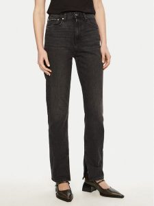 Calvin Klein Jeans Jeansy Authentic J20J225013 Czarny Straight Fit. Czarne jeansy Calvin Klein Jeans, bez wzorów, z bawełny. Za 239,99 zł.