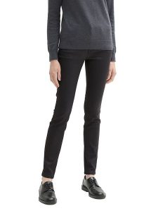 Tom Tailor Dżinsy - Skinny fit - w kolorze czarnym rozmiar: W27/L32. Czarne jeansy Tom Tailor, bez wzorów, z podwyższonym stanem. Za 79,21 zł.