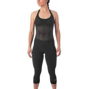 Damskie legginsy Giro Chrono Expert Halter. Czarne legginsy Giro, bez wzorów, ze skóry, długie. Za 388,20 zł.
