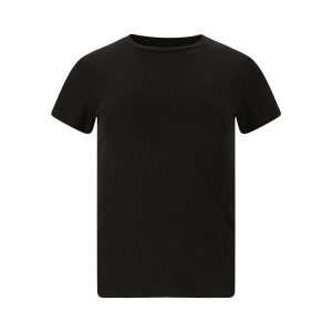 Koszulka damska Athlecia Lankae. Czarne bluzki Athlecia, bez wzorów, sportowe, bez kołnierzyka, bez ramiączek. Za 144,50 zł.