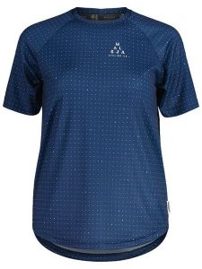 Maloja Koszulka kolarska "SandlingM" w kolorze granatowym rozmiar: XS. Niebieskie bluzki Maloja, xs, bez wzorów, z materiału, bez kołnierzyka, bez ramiączek. Za 82,64 zł.