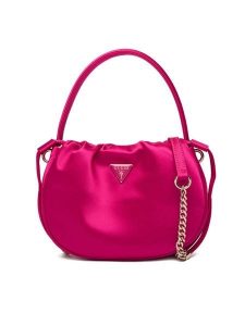 Guess Torebka Elsie Mini HWSE96 50750 Różowy. Czerwone torebki klasyczne Guess, z aplikacjami, z materiału, bez dodatków. Za 589,99 zł.