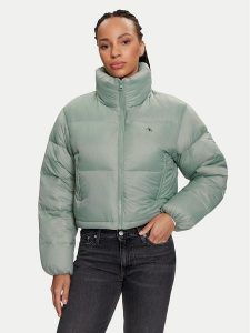 Calvin Klein Jeans Kurtka puchowa J20J223577 Zielony Relaxed Fit. Zielone kurtki Calvin Klein Jeans, xl, bez wzorów, z jeansu, bez kaptura. Za 539,99 zł.