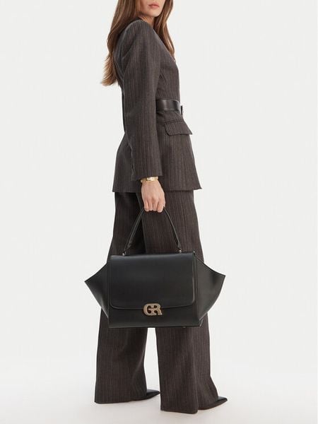 GINO ROSSI Torebka EO-KY-183 Czarny. Czarne torebki klasyczne Gino Rossi, bez wzorów, z materiału, bez dodatków. Za 329,99 zł.