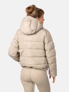 KARI TRAA Kurtka pikowana "Linn" w kolorze szarobrązowym rozmiar: S. Brązowe kurtki Kari Traa, s, bez wzorów, bez kaptura. Za 484,31 zł.