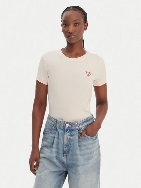 Guess T-Shirt W2YI44 J1314 Pomarańczowy Regular Fit. Brązowe t-shirty Guess, xxl, z aplikacjami, z bawełny, bez kołnierzyka, bez ramiączek. Za 134,99 zł.