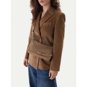 Torebka KARL LAGERFELD. Brązowe torebki klasyczne KARL LAGERFELD, bez wzorów, bez dodatków. Za 664,99 zł.