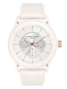 Liebeskind Zegarek kwarcowy w kolorze białym rozmiar: onesize. Białe, analogowe zegarki Liebeskind. Za 482,03 zł.