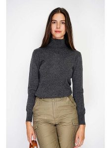 William de Faye Golf w kolorze antracytowym rozmiar: 34. Czarne golfy William de Faye, bez wzorów, z kaszmiru. Za 126,15 zł.