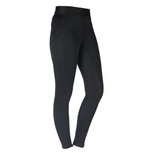 Legginsy jeździeckie damskie HORKA Kate. Czarne legginsy HORKA, bez wzorów, z poliesteru, z podwyższonym stanem. Za 301,00 zł.