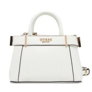 Torebka Guess. Białe torebki klasyczne Guess, z aplikacjami, bez dodatków. Za 389,99 zł.