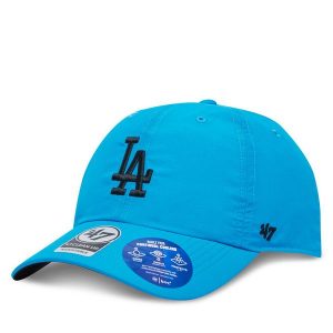 Czapka z daszkiem 47 Brand. Niebieskie czapki 47 Brand, bez wzorów. Za 99,99 zł.