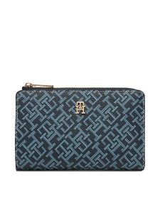 Tommy Hilfiger Portfel Th Icon Bifold Wallet Monoplay AW0AW18594 Granatowy. Niebieskie portfele TOMMY HILFIGER, bez wzorów, ze skóry. Za 329,99 zł.