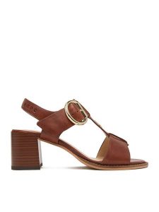 Beverly Hills Polo Club Sandały EO-WB-ISOLDE-09 Brązowy. Brązowe sandały Beverly Hills Polo Club, bez wzorów, ze skóry, bez obcasa, na słupku, bez zapięcia. Za 369,99 zł.