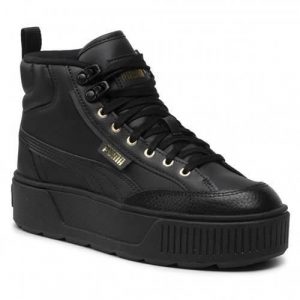 Buty do chodzenia damskie Puma Karmen Mid. Czarne buty sportowe Puma, bez wzorów, z gumy, bez zapięcia, trekkingowe. Za 319,00 zł.