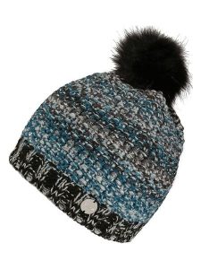 Regatta Czapka "Frosty Hat V" w kolorze niebiesko-czarno-szarym rozmiar: onesize. Czarne czapki Regatta, bez wzorów, ze splotem. Za 43,88 zł.