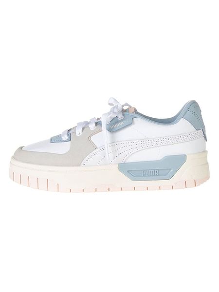 Puma Skórzane sneakersy "Cali Dream Pastel" w kolorze biało-błękitno-beżowym rozmiar: 37. Białe trampki Puma, bez wzorów, z materiału, bez zapięcia. Za 183,15 zł.