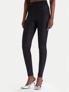 Versace Jeans Couture Legginsy 80HAC101 J0064 Czarny Slim Fit. Czarne legginsy Versace Jeans Couture, bez wzorów, z jeansu. Za 358,99 zł.