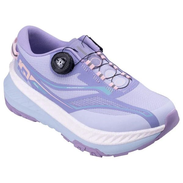 Buty Do Biegania Routter Dla Kobiet. Fioletowe buty trekkingowe IQ, bez zapięcia. Za 484,99 zł.