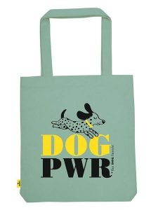 Moses. Torba zakupowa "Dog Power" w kolorze zielonym - 42 x 39 cm rozmiar: onesize. Zielone shopper bag Moses, bez wzorów, z materiału, bez dodatków. Za 48,16 zł.
