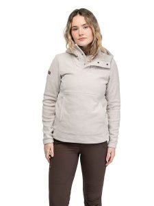 Bergans Bluza polarowa "Hareid" w kolorze beżowym rozmiar: L. Brązowe bluzy Bergans, l, bez wzorów, z polaru, bez kaptura. Za 333,03 zł.