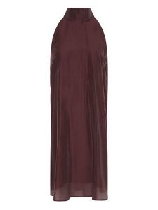 MOSS COPENHAGEN Sukienka "Alithea Faustina" w kolorze fioletowym rozmiar: XL. Różowe sukienki Moss Copenhagen, s, bez wzorów, bez kołnierzyka, bez ramiączek, midi. Za 202,03 zł.