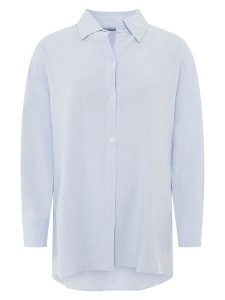 Zwillingsherz Koszula w kolorze błękitnym rozmiar: onesize. Niebieskie koszule Zwillingsherz, bez wzorów, bez kołnierzyka, bez ramiączek. Za 113,99 zł.