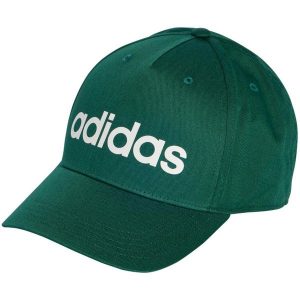 Czapka z daszkiem adidas Daily Cap. Zielone czapki ADIDAS, bez wzorów, z materiału, klasyczne. Za 59,00 zł.