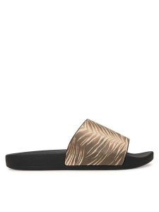 Just Cavalli Klapki 80RA3SZ2 ZSE53 Brązowy. Brązowe klapki Just Cavalli, bez wzorów, z syntetyku, bez obcasa. Za 319,99 zł.