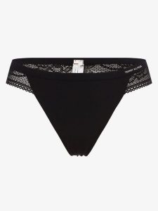 Tommy Hilfiger Stringi Kobiety Sztuczne włókno niebieski, MD. Niebieskie stringi TOMMY HILFIGER, bez wzorów, z koronki. Za 109,95 zł.