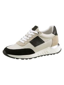 Heine Sneakersy w kolorze czarno-beżowym rozmiar: 40. Brązowe trampki Heine, bez wzorów, bez zapięcia. Za 114,17 zł.