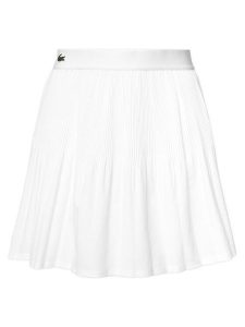 Lacoste Spódnica tenisowa JF9990 Biały Regular Fit. Białe szorty Lacoste, bez wzorów, z syntetyku, sportowe. Za 479,99 zł.