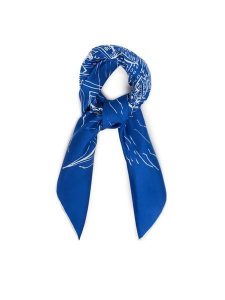 LAUREN RALPH LAUREN Apaszka 454P09789002 Niebieski. Niebieskie apaszki i chusty Lauren Ralph Lauren, bez wzorów, z jedwabiu. Za 519,99 zł.