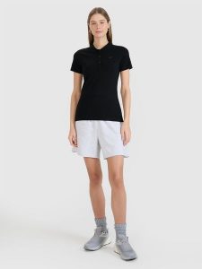 4F Spodenki dresowe damskie - szare XL. Szare szorty 4f, bez wzorów, z bawełny, sportowe. Za 79,99 zł.