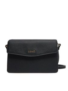 Liu Jo Torebka S Crossbody AA5173 E0087 Czarny. Czarne listonoszki Liu Jo, bez wzorów, ze skóry, bez dodatków. Za 309,99 zł.