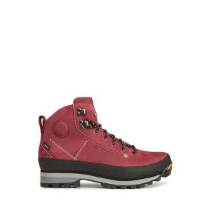 Buty trekkingowe damskie Dolomite Cinquantaquattro Trek GT. Czerwone buty trekkingowe Dolomite, bez zapięcia. W wyprzedaży za 535,00 zł.