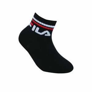 Skarpety Fila Fila Quarter Plain N Czarny. Czarne skarpetki Fila, bez wzorów. Za 127,99 zł.