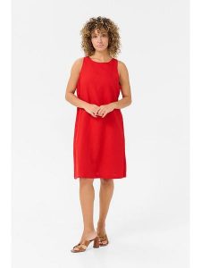 Cream Sukienka w kolorze czerwonym rozmiar: 42. Czerwone sukienki Cream, bez wzorów, bez kołnierzyka, bez ramiączek, midi. Za 198,95 zł.