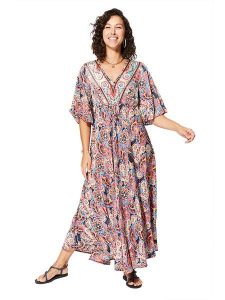 Aller Simplement Sukienka ze wzorem rozmiar: 34/36. Sukienki Aller Simplement, bez wzorów, bez kołnierzyka, bez ramiączek, maxi. Za 78,99 zł.