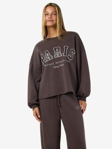 Noisy may Bluza w kolorze brązowym rozmiar: M. Brązowe bluzy Noisy may, m, bez wzorów, bez kaptura. Za 114,44 zł.